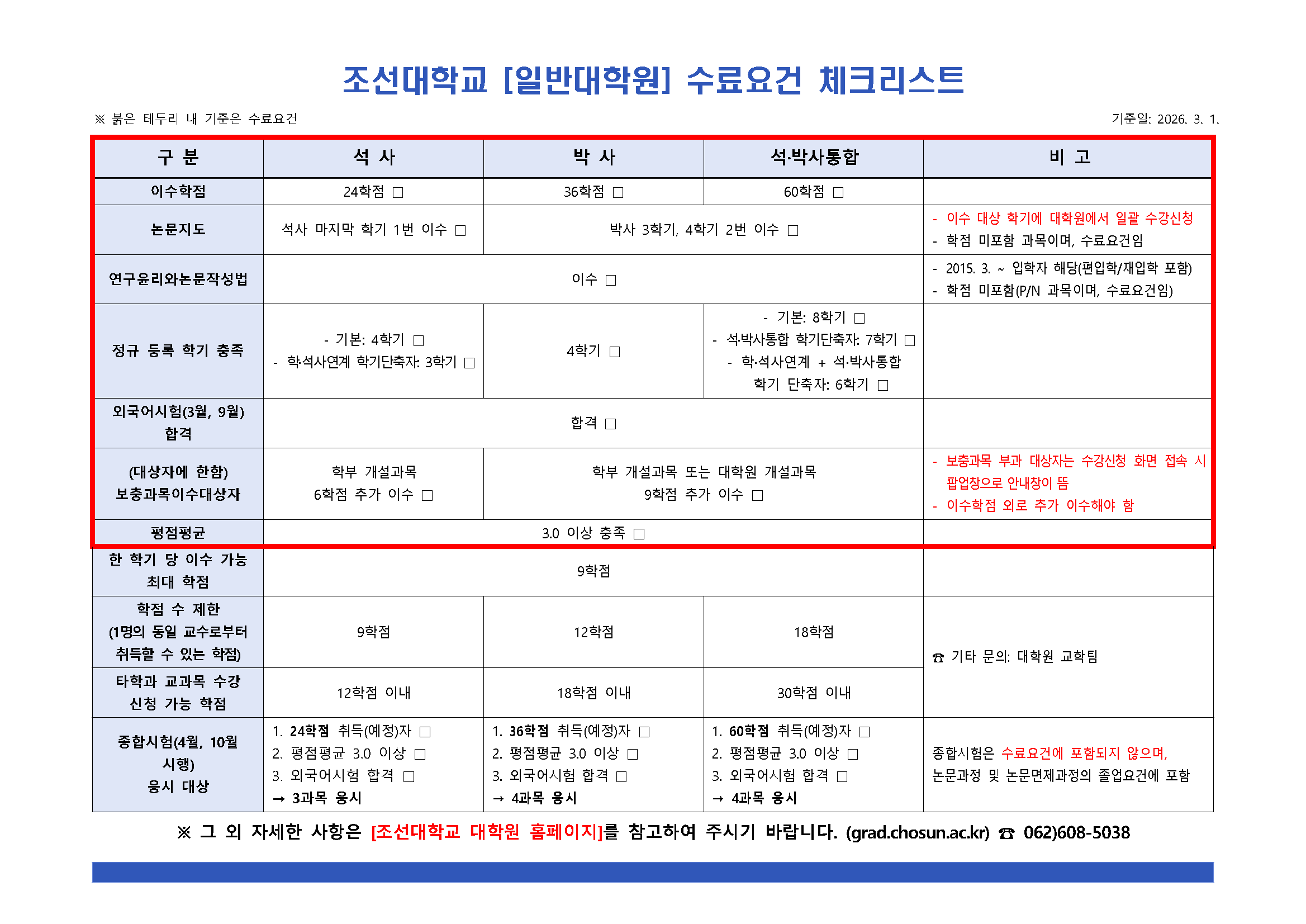 수료요건체크리스트(2026)